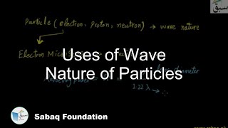 Uses of Wave Nature of Particles