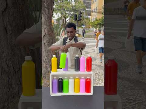 Desafio acerte a sequência das garrafas coloridas #desafios #jogo #challenge #game #brincadeira