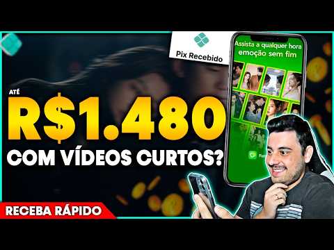 R$1.480 no PIX Apenas Assistindo Videos Ganhe Dinheiro hoje