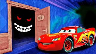CHOOSE YOUR DOOR! TRALALERO TRALALA — Ballerina Cappuccino vs McQueen & Pixar Cars in BeamNG.drive!