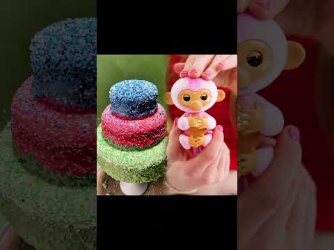 My daughter turns me into a pink monkey. Why did i agree to this #fingerlings