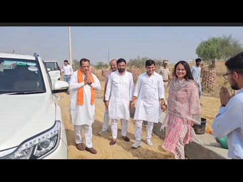 मंत्री जोराराम कुमावत के साथ कॉलेक्टर टीना डाबी ने तालाब पूजन किया#viralvideo #tinadabi #latestnews