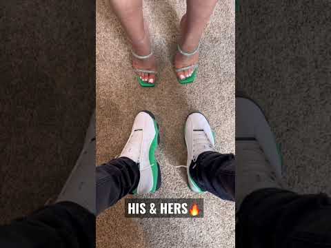 Couple Shoes?#couples #heels #sneakers #couplegoals