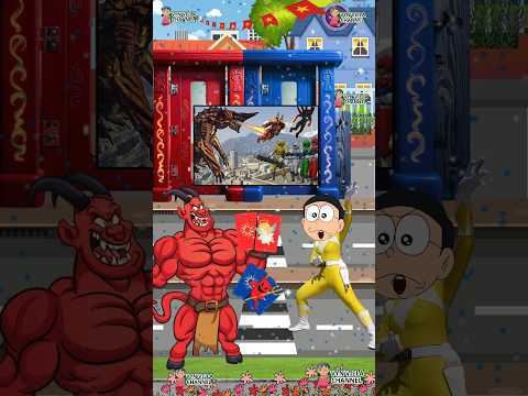 Nobita tiêu diệt quái vật có nên được thẻ người tốt #doremon #hoathinhvuinhon #nobita #anime