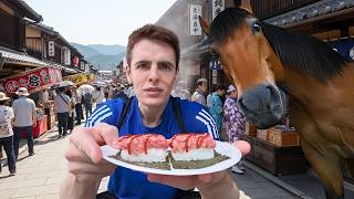 Eating Raw Horsemeat Sushi in Kumamoto, Japan 🇯🇵