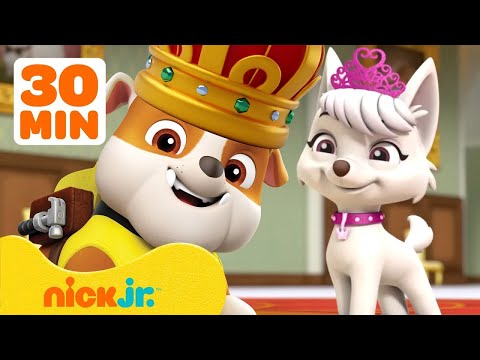 Щенячий патруль | Щенячий патруль: Королевские спасения с Крепышем 👑 10 мин | Nick Jr.