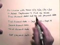 Invoice Payment Terms and Discounts