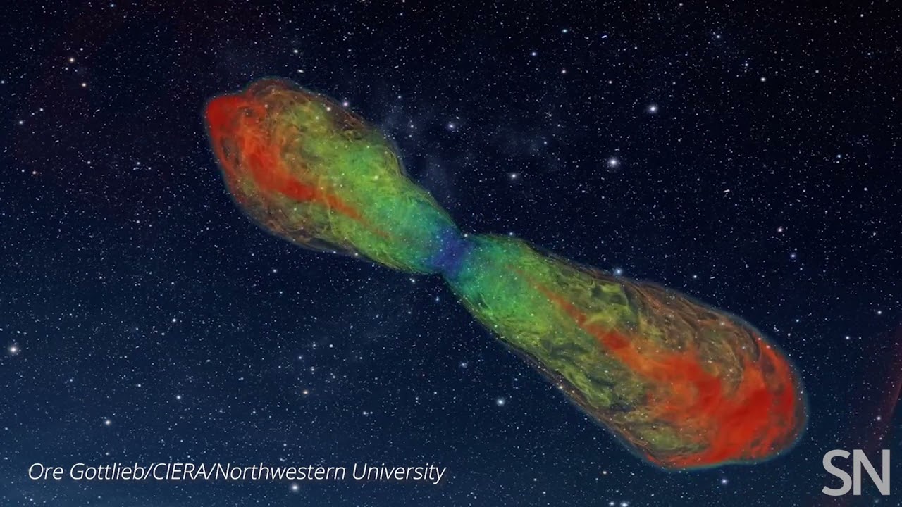 See how a cosmic cocoon shakes spacetime