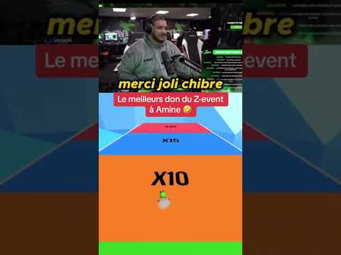 Aminematue les dons fou au Z-event 🤣🤣