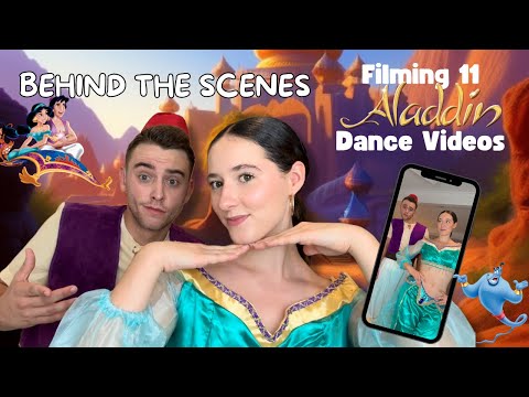 Behind The Scenes! - 11 New Shorts! ALADDIN Edition - Jasmin and James