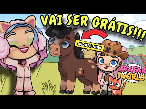 CAVALO GRÁTIS NO AVATAR WORLD! PAZU GAMES ! NOVA ATUALIZAÇÃO!!!