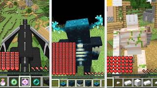 Morphing into Every Minecraft Mob | WHAT MINECRAFT MOB IS THE MOST POWERFUL ?