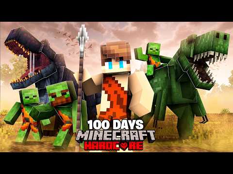 I Survived 100 Days in a PRIMAL APOCALYPSE in Minecraft Hardcore!