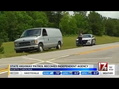 YouTube video thumbnail: North Carolina State Highway Patrol Becomes Independent Agency, Officials Say