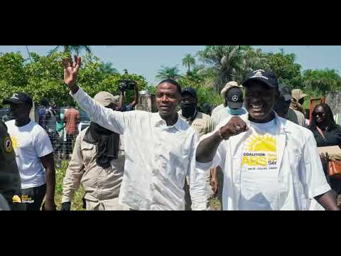 campagne électorale 2024 Abdoulaye Sylla sillonne le Sénégal et séduit les populations rencontrées