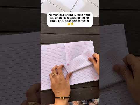 Tips memanfaatkan buku lama agar terpakai lagi #viralvideo #shorts #shortsviral #trending #tutorial