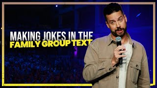 Making jokes in the family group text
