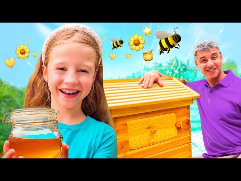 Nastya learns to take care of her health - Healthy eating for kids