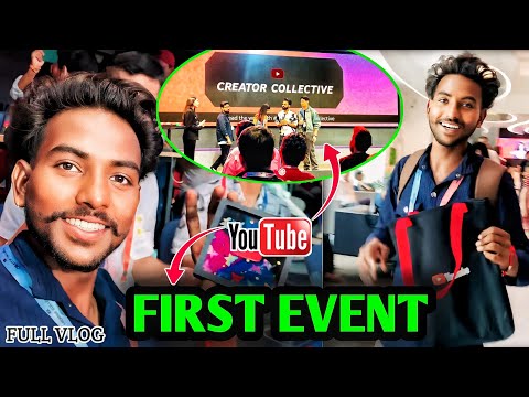 🤩YouTube Creator collective 2024 Gurgao | first YouTube event attend 🥳