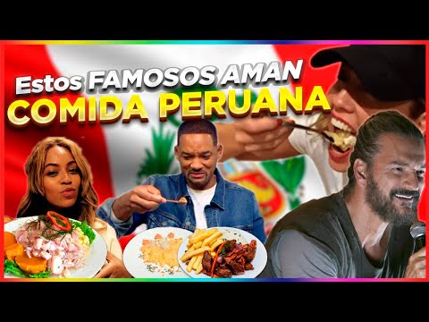 10 Famosos que AMAN la Comida Peruana 🍽️😍 | #comidaperuana 🇵🇪