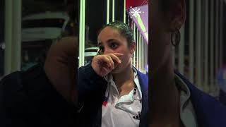 Alexa Pino after the Filipinas booked their semifinal spot in the #SEAGames2025.