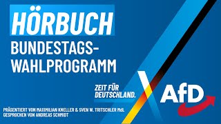 ZEIT FÜR DEUTSCHLAND 2 - DAS WAHLPROGRAMM DER AfD ZUR BUNDESTAGSWAHL