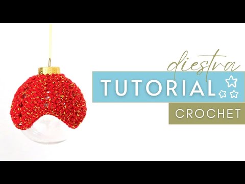 ✨BOLA de NAVIDAD a Crochet Paso a Paso 🎄 | 🤚🏻 DIESTRA | Chic DIY ✨#reciclajecreativo #crochet