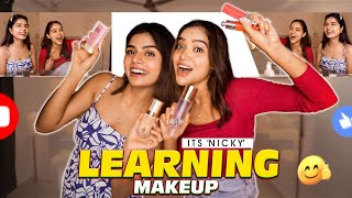 Learning Makeup | Vlog Video Its Nicky