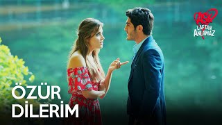 Murat hatasını telafi etmek için Hayat’tan özür diliyor! | Aşk Laftan Anlamaz