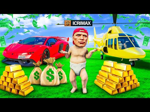 24 Stunden als MILLIARDÄR BABY in GTA 5!