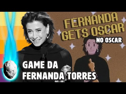 FERNANDA TORRES ATRÁS DO OSCAR VIRA TEMA DE JOGO DE VIDEOGAME QUE PAROU NO JORNAL NACIONAL | PLANTÃO