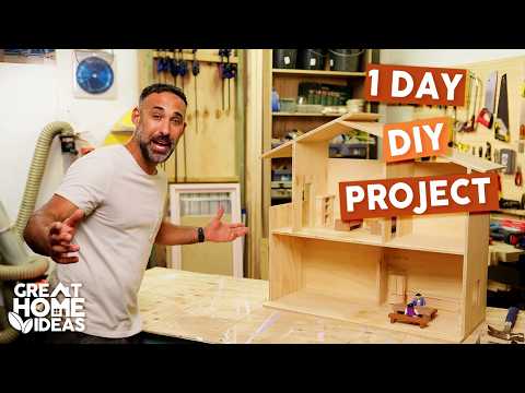 12 Hour DIY Challenge: Building A Doll House! | Episode | Great Home Ideas