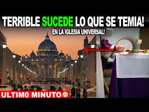 TERRIBLE SUCEDE LO QUE TANTO SE TEMÍA EN LA IGLESIA UNIVERSAL!