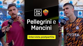 "Mi sono COMMOSSO dopo il gol. Ogni DERBY è un magone", le parole di PELLEGRINI e MANCINI | DAZN