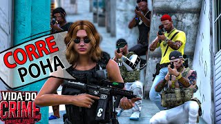 GTA 5 : VIDA DO CRIME - BAYBI CORREU MUITO 🏃‍♀️💨 NO TETI A TETI COM A TROPA DO 157 🔫 - EP.29