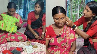 দিদিভাই কে ভালোবেসে কী কী gift 🎁 দিলাম ❤️! নিজের হাতে পরিয়ে দিলাম 👌