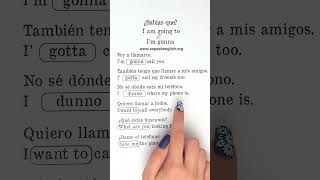 🧠 HACKEA EL INGLÉS CON ESTE SUPERTRUCO🔥Vas a aprender la DIFERENCIA entre GOING TO y GONNA en INGLÉS