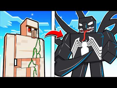 E SE OS MOBS DO MINECRAFT VIRASSEM VENOM SYMBIONTE?