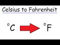 Celsius and Fahrenheit Conversions
