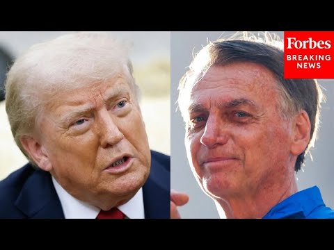 YouTube video thumbnail: Trump Responds To The Conviction Of Former Brazil President Jair Bolsonaro