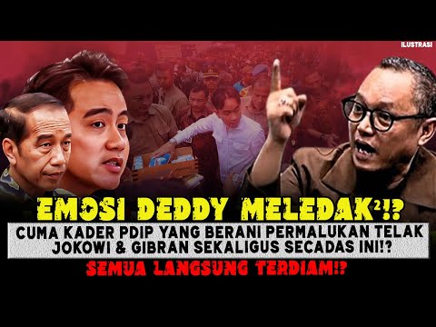 SANGAR POL🔥EMOSI DEDY MELEDAK²💥CUMA KADER PDIP YG BERANI PERMALUKAN JOKOWI & GIBRAN SESADIZ INI😱❓