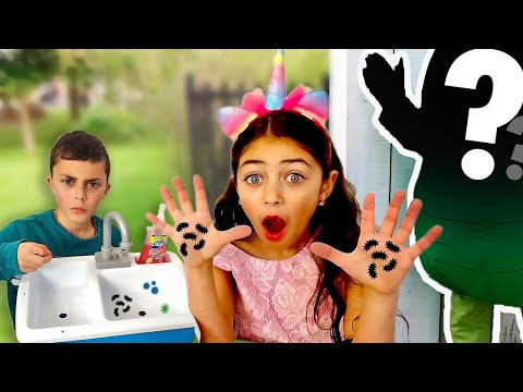 Heidi और बच्चों के लिए हाथ धोने के महत्व के बारे में कहानी - सीखें और खेलें | Hindi kahaniya