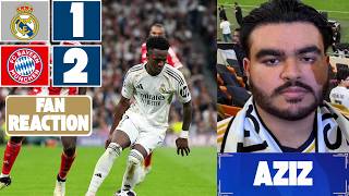 GET VINI JR OUT MY CLUB! - Real Madrid 1-2 Bayern Munich - Fan Cam (Aziz)