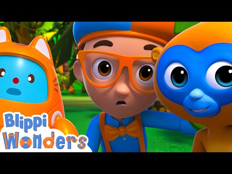 Blippi’s Jungle Friends! 🐵🌿 Who’s Your Favorite? | Blippi Wonders Educational Videos for Kids