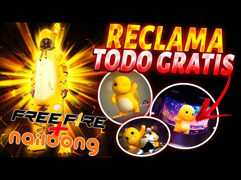 RECLAMA TODO GRATIS COLABORACION NAILOONG X FREE FIRE EMOTE SKIN Y MAS!!!