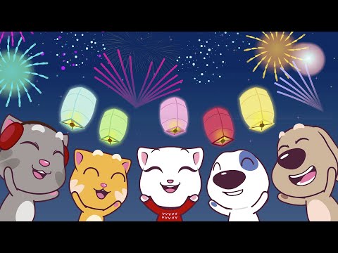 Talking Tom & Friends Minis ⭐ Les vœux du nouvel An ⭐ Super Toons TV Dessins Animés