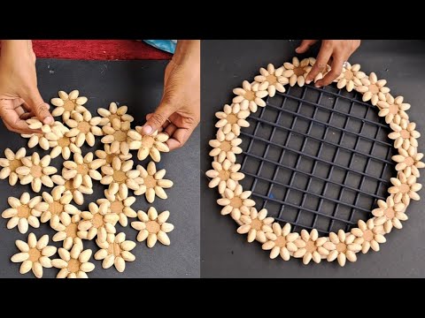 Amazing Home Decoration craft ideas | Waste pista shell using flower wall decor Craft | DIY Craft