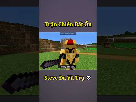 Cuộc Chiến Bất Ổn Với Đám Steve Đa Vũ Trụ Trong Minecraft 💀 #shorts
