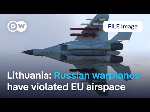 YouTube video thumbnail: Nato Scrambles 2 Eurofighter Typhoons in Response to Russia Violating EU Airspace