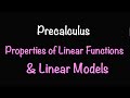 Understanding Linear Functions and Inequalities
